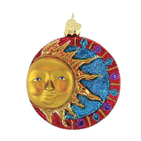 (55757) Old World Christmas Jeweled Sun, 3.25 Inch, Ornament Rays East West 22042