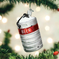 Old World Christmas Aluminum Beer Keg - - SBKGifts.com