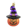 (55761) Old World Christmas Witch Pumpkin., 4.00 Inch, Ornament Jack O'lantern 26090