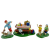 (5576) Dept 56 Accessories Summertime Family Picnic, 3.00 Inch, Snow Village Patriotic 55180