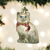 Old World Christmas Grey Himalayan Kitty - - SBKGifts.com