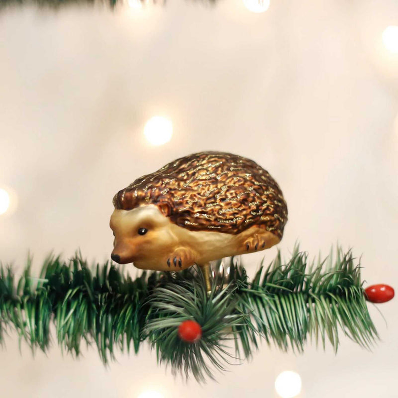 Old World Christmas Hedgehog - - SBKGifts.com