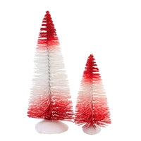 (55818) Department 56 Accessory Peppermint Stripe Trees, 9.50 Inch, Sisal North Pole Village 6007695