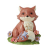 (55834) Jim Shore Fox Firgurine, 3.75 Inch, Mini Flowers Animal 6010565