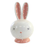 (55841) Tabletop Bunny Ears Cookie Jar, 10.50 Inch, Rabbit Easter Polka Dots A4258