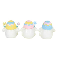 Easter Egg Hat Bunny Figurine - - SBKGifts.com