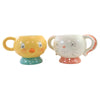 (55882) Tabletop Dottie Chick & Bunny Mug, 4.00 Inch, Easter Decor A5072