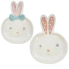 (55899) Tabletop Dottie Bunny Plates, 7.00 Inch, Rabbit Ears Easter Spring A7180