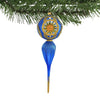 Blu Bom Blue & Gold Reflector Drop - - SBKGifts.com