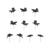 (55988) Department 56 Accessory Halloween  Crows, 1.50 Inch, Halloween Snow Village 6010451