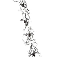 Halloween Batty Black Vine Garland - - SBKGifts.com