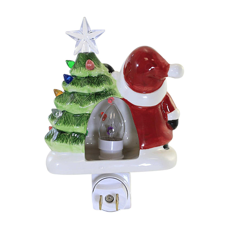 Christmas Gnome Vintage Tree Nightlight - - SBKGifts.com