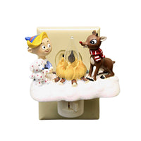 (56120) Roman Rudolph Campfire Night-Light, 4.00 Inch, Electric Plug-In Hermie 165108