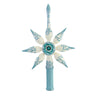 (56129) Blubom Aqua Swirl Star Tree Topper ., 13.75 Inch, Christmas Finial Reflector 2022294