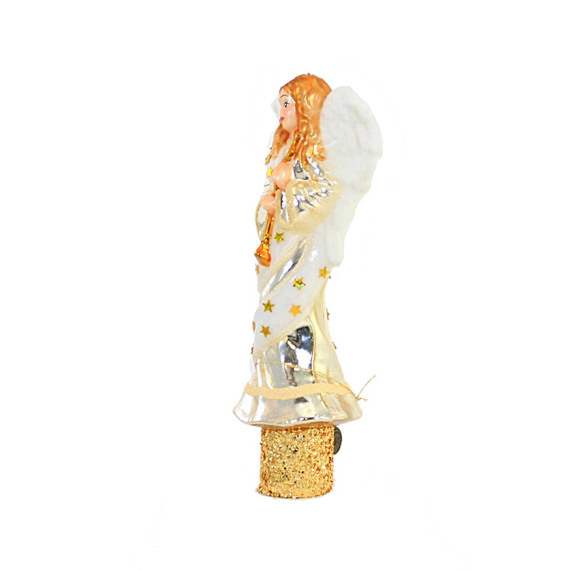 Blubom Angel W/ Trumpet Tree Topper - - SBKGifts.com