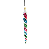 (56146) Sbk Gifts Holiday 3 Vintage Brites Twist Icicles, 8.00 Inch, Ornaments Mardi Gras 3 Pc Set Sbk221051