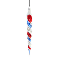 Sbk Gifts Holiday Red, Blue, Silver Twist Icicles - - SBKGifts.com