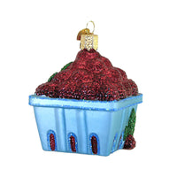 Old World Christmas Carton Of Raspberries - - SBKGifts.com