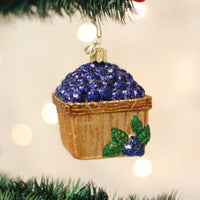 Old World Christmas Basket Of Blueberries - - SBKGifts.com