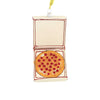 (56182) Holiday Ornament Pizza Delivery, 3.25 Inch, Food Christmas Ornament Go6903