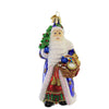 (56187) Old World Christmas Regal Father Christmas, 5.50 Inch, Ornament Basket Of Toys 40324