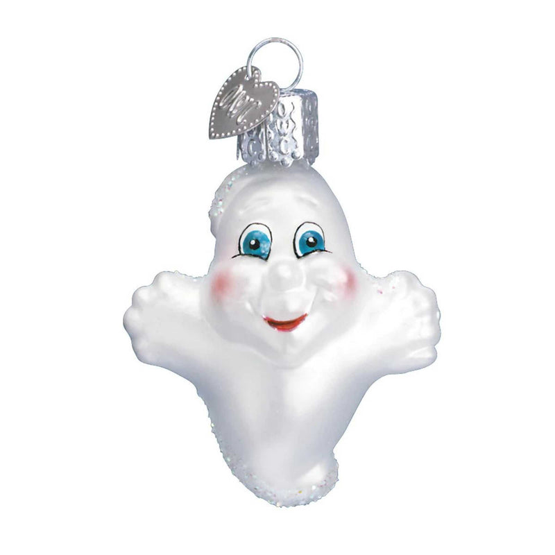 Miniature Ghost - One Ornament 2.25 Inch, Glass - Halloween 26026 (56202)