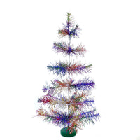 (56206) Christmas S Rainbow Mylar Tabletop Tree, 29.00 Inch, 2 Ft Pride Christmas Lbgtqia Ms2133mir