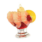 Old World Christmas Shrimp Cocktail - One Ornament 2 Inch, Glass - Appetizer Fruit Of The Sea 32507 (56214)