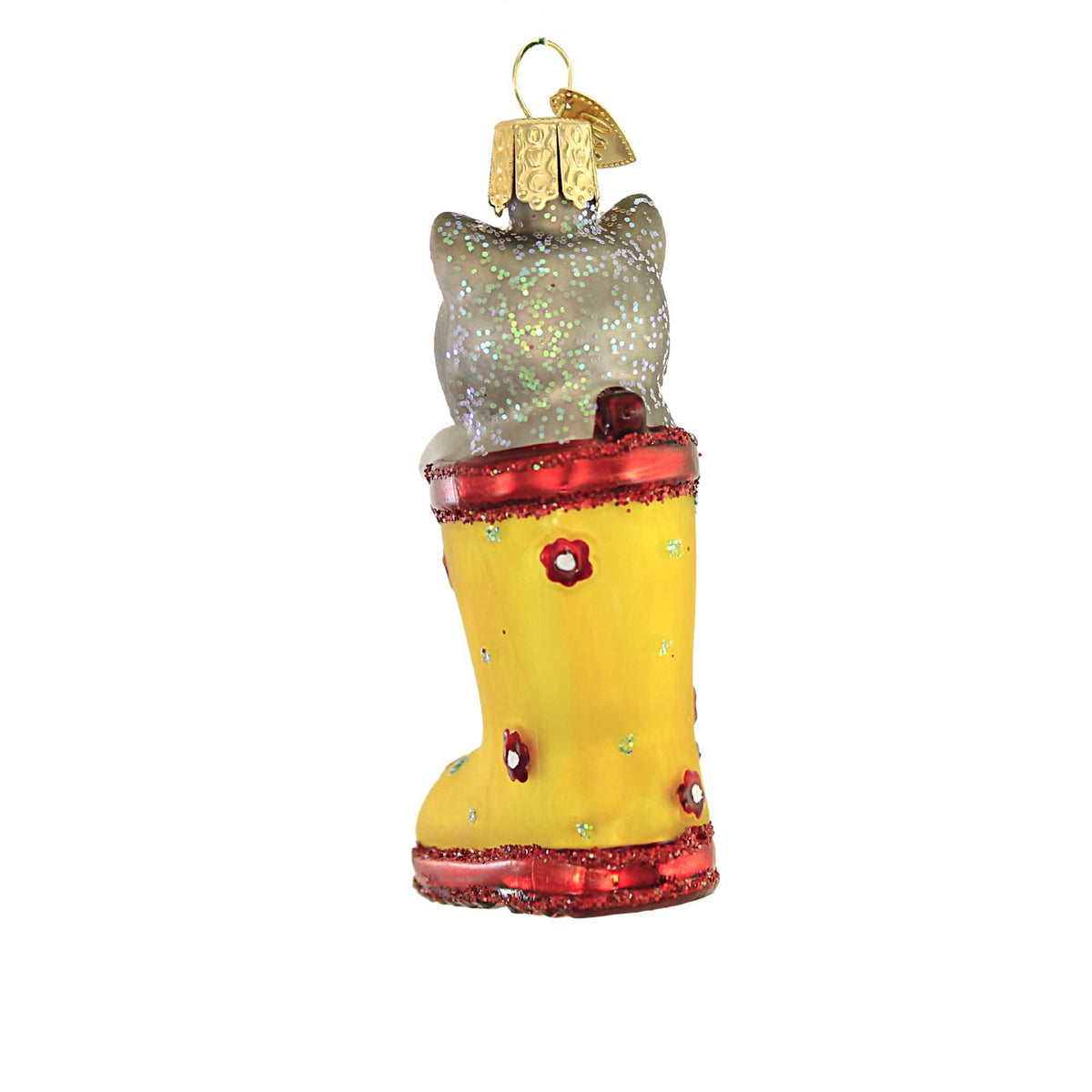 Old World Christmas Kitten In Rain Boot - - SBKGifts.com