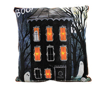 (56274) Halloween Haunted House Boo Led Pillow, 18.00 Inch, Lights Ghost C86144194