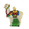 (56278) Old World Christmas Festive Alpaca, 3.50 Inch, Ornament South America 12642