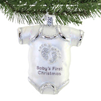 Old World Christmas Baby Onesie White - - SBKGifts.com