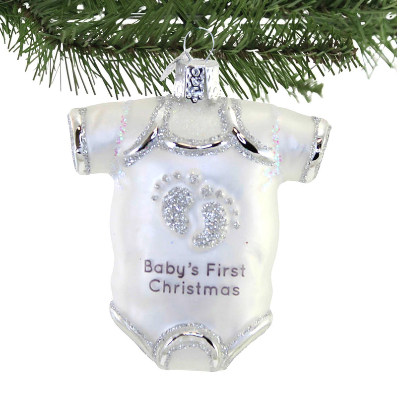 Old World Christmas Baby Onesie White - - SBKGifts.com