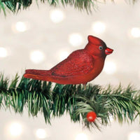 Old World Christmas Bright Red Cardinal - - SBKGifts.com