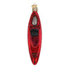 (56452) Old World Christmas Kayak Red ., 5.25 Inch, Ornament Sport Recreation Boat 46112