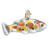 (56454) Old World Christmas Orange/Yellow Koi, 2.00 Inch, Ornament Pond Garden Fish 12620