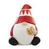 (56461) Tabletop Gnome Treat Cookie Jar, 10.00 Inch, Christmas Cookie Treat Y7806