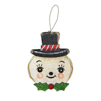 Holiday Ornament Mr And Mrs Snowman - - SBKGifts.com