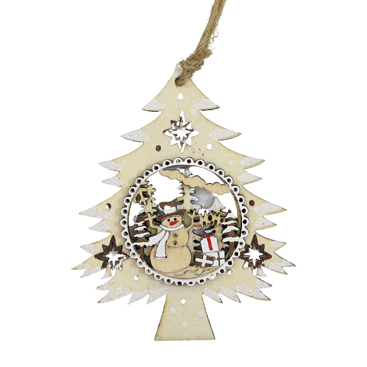 Holiday Ornament Tree With Winter Scene - - SBKGifts.com