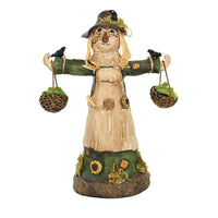 (56666) Esc & Company Harvesting Harriet, 9.00 Inch, Fall Thanksgiving Scarecrow 24199