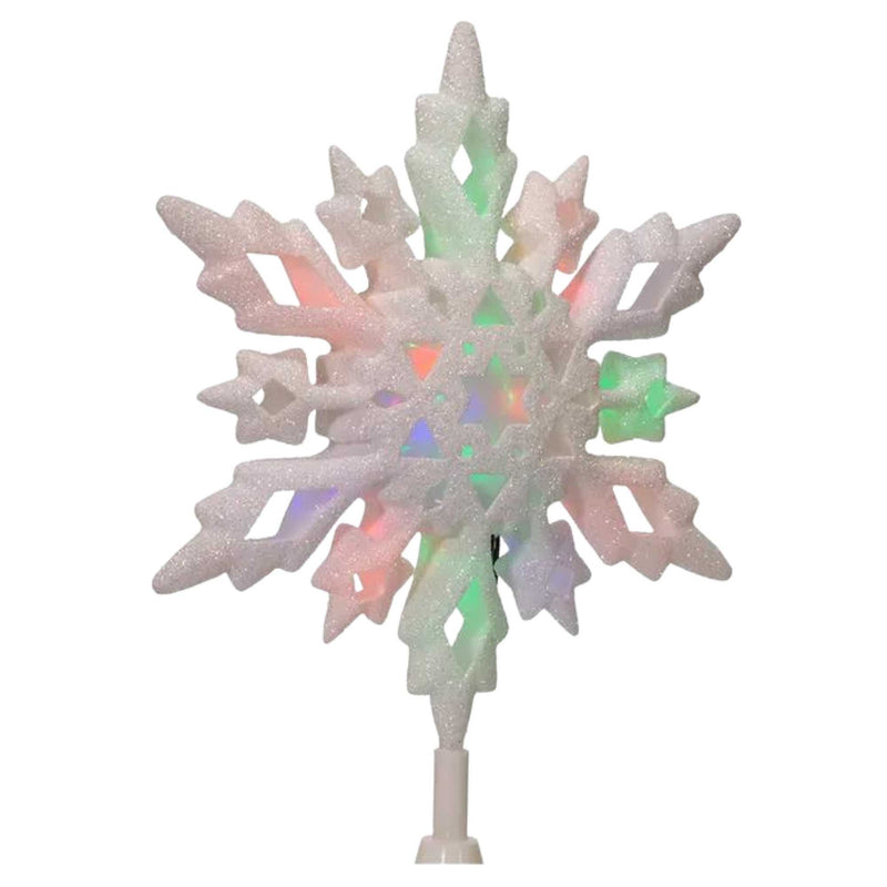 Tree Topper Finial Snowflake Tree Topper Multi - - SBKGifts.com