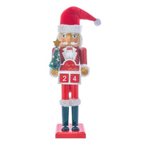 (56715) Christmas Santa Calendar Nutcracker, 15.00 Inch, Countdown Days C5874