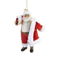 (56739) Holiday Ornament Coca-Cola Santa, 5.25 Inch, Christmas Soda Drink Cc9211