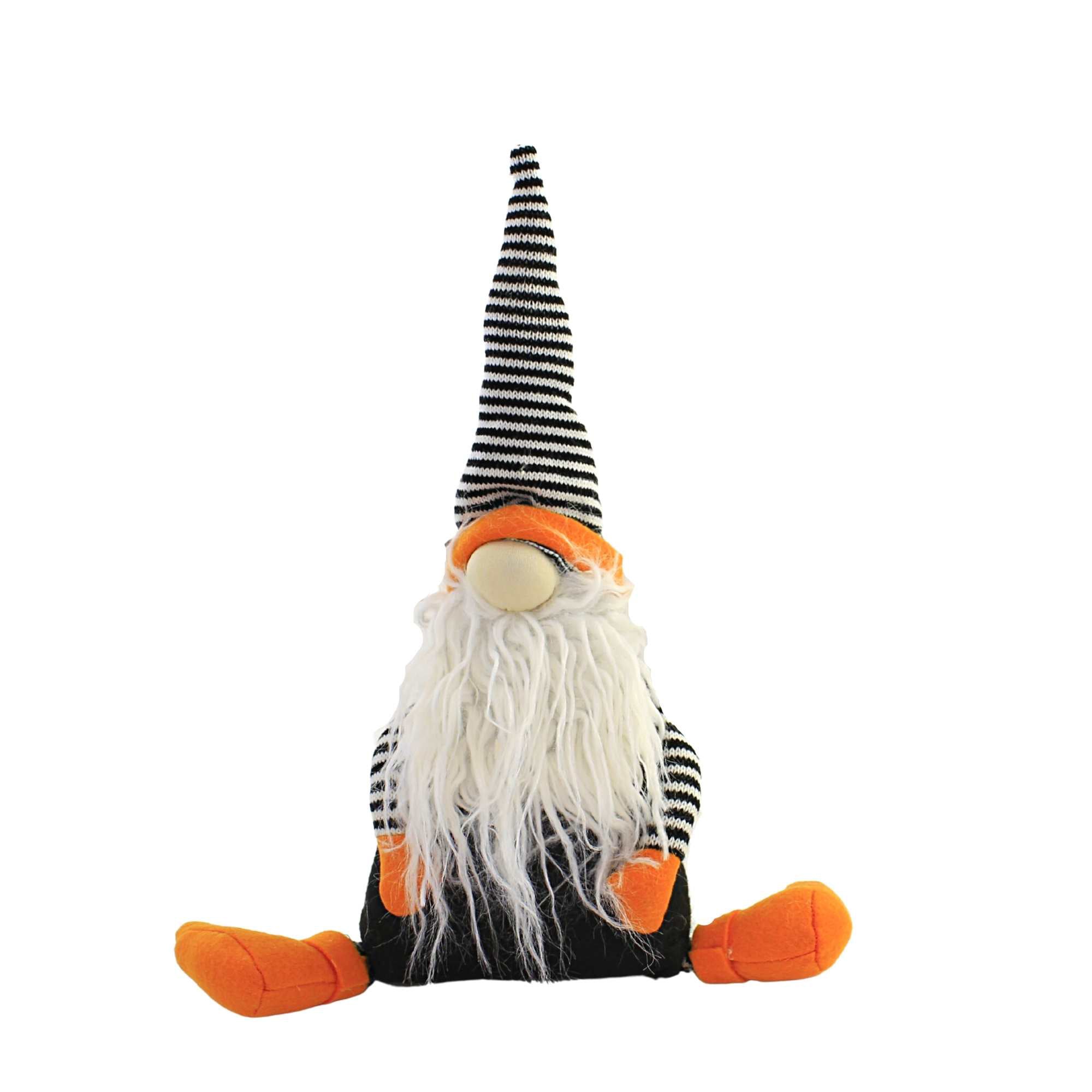 Halloween Gnome Plush Shelf Sitter Cotton Orange Black White Xfgs76903 ...