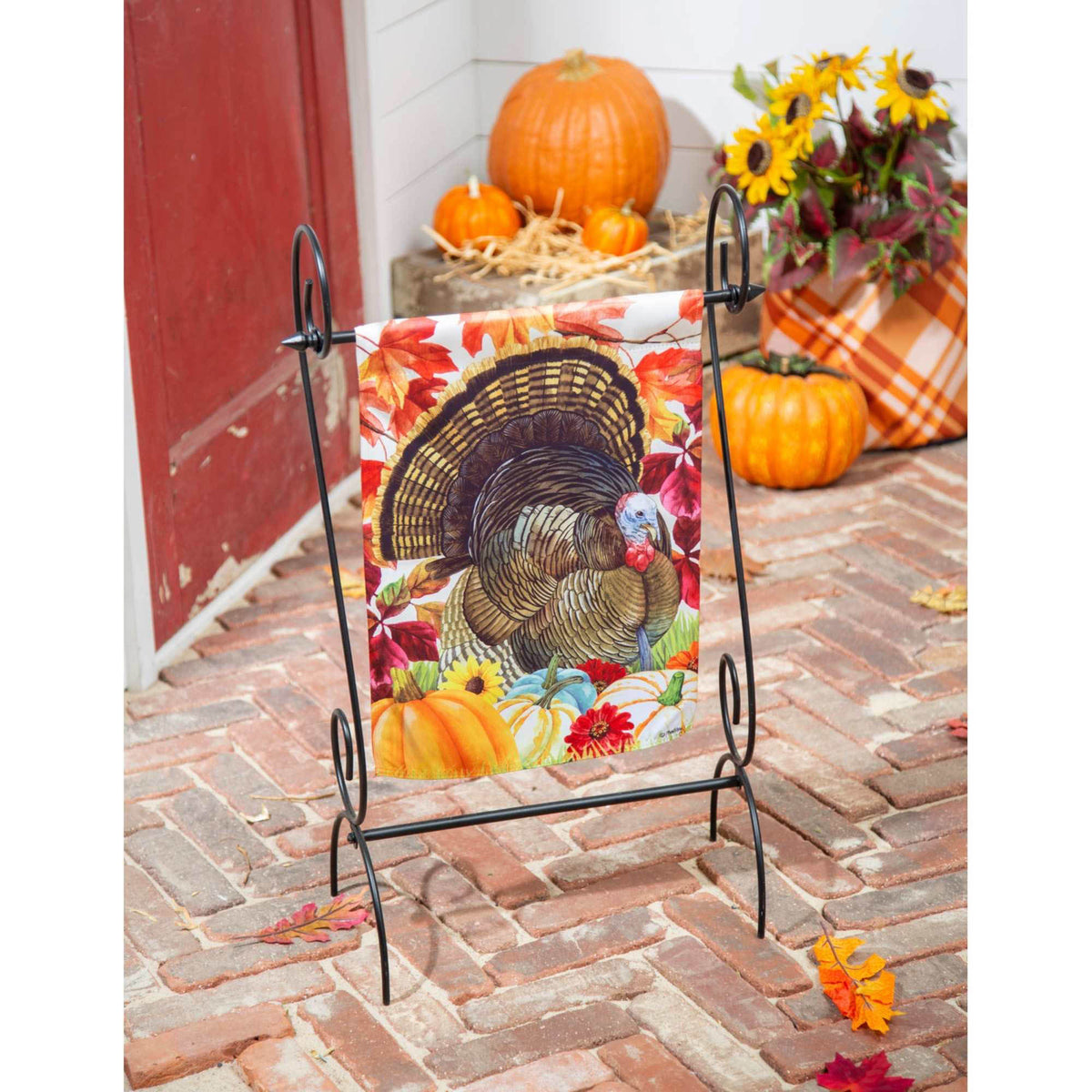 Home & Garden Turkey Garden Flag - - SBKGifts.com