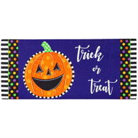 (56777) Home & Garden Jack-O-Lantern Switch Mat, 0.25 Inch, Halloween Sassafras 432013