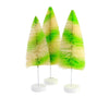 (56795) Halloween Lime Stripes Delight, 12.00 Inch, Bottle Brush Trees Lc1633