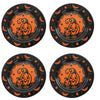 (56799) Tabletop Halloween Pumpkins Plates, 9.00 Inch, Johanna Parker Jp1038