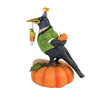 Halloween Tricky Crow On Pumpkin - - SBKGifts.com