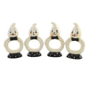 (56873) Tabletop Ghost Napkin Rings, 4.25 Inch, Halloween Johanna Parker Th00337